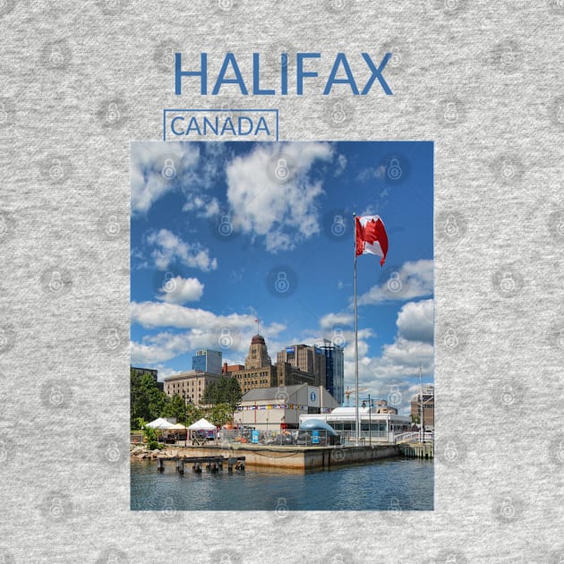 Halifax Nova Scotia Canada Souvenir Gift for Canadian Citizens T-shirt Apparel Mug Notebook Tote Pillow Sticker Magnet by Mr. Travel Joy